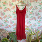 90's Red Slip Dress