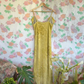 90's Flowy Yellow Vintage Dress