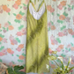 90's Vintage Green Midi Dress