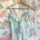 90’s Floral Crepe Dress