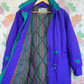 90's Purple Puffer Coat