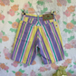 90's Striped Cotton Bermuda