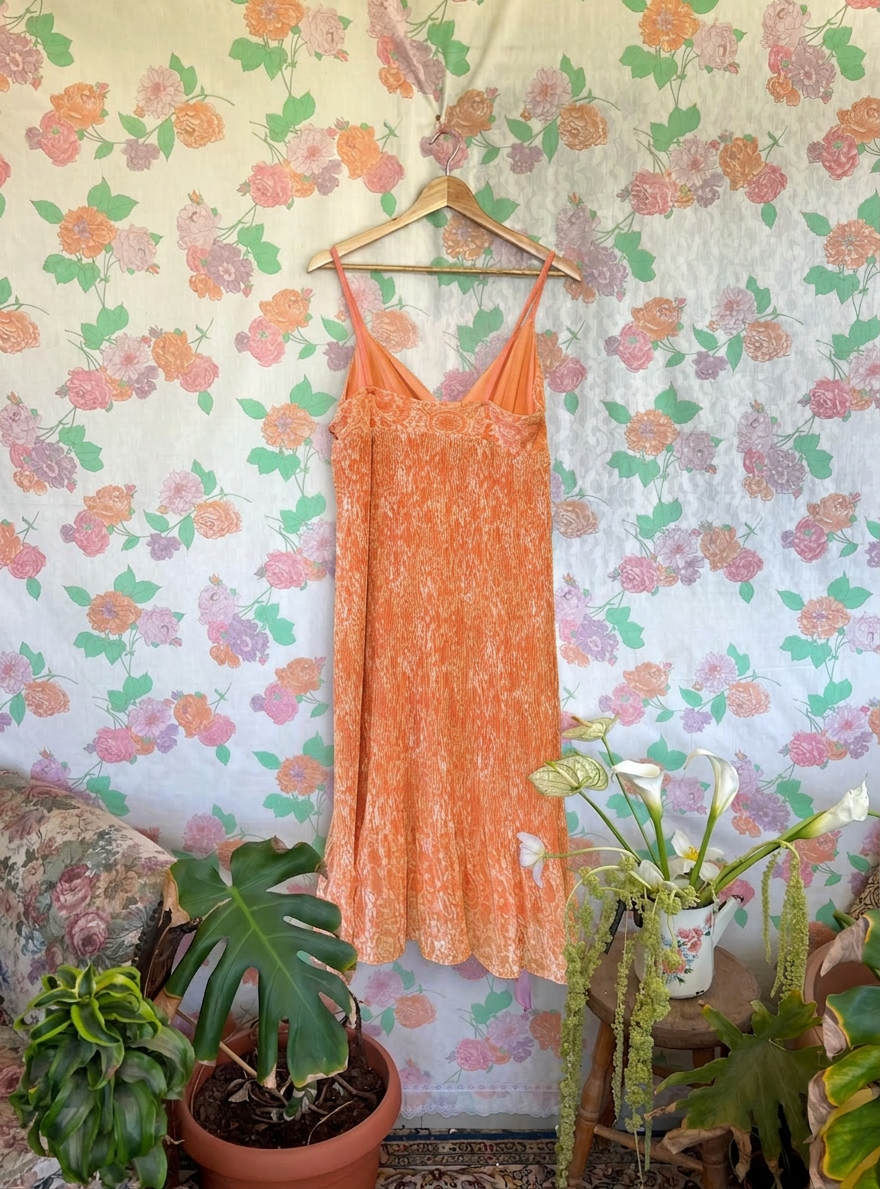 00's Draped Slip Dress