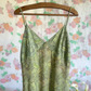 90's Green Paisley Dress