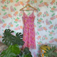 90's Pink Floral Slip Dress