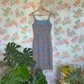 Vintage Lilac & Blue Printed Dress