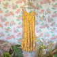 90’s Yellow Floral Slip Dress