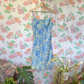 90's Blue Floral Dress