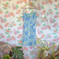 90's Blue Floral Dress