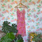 90's Pink Floral Slip Dress