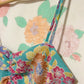 90's Turquoise Floral Slip Dress