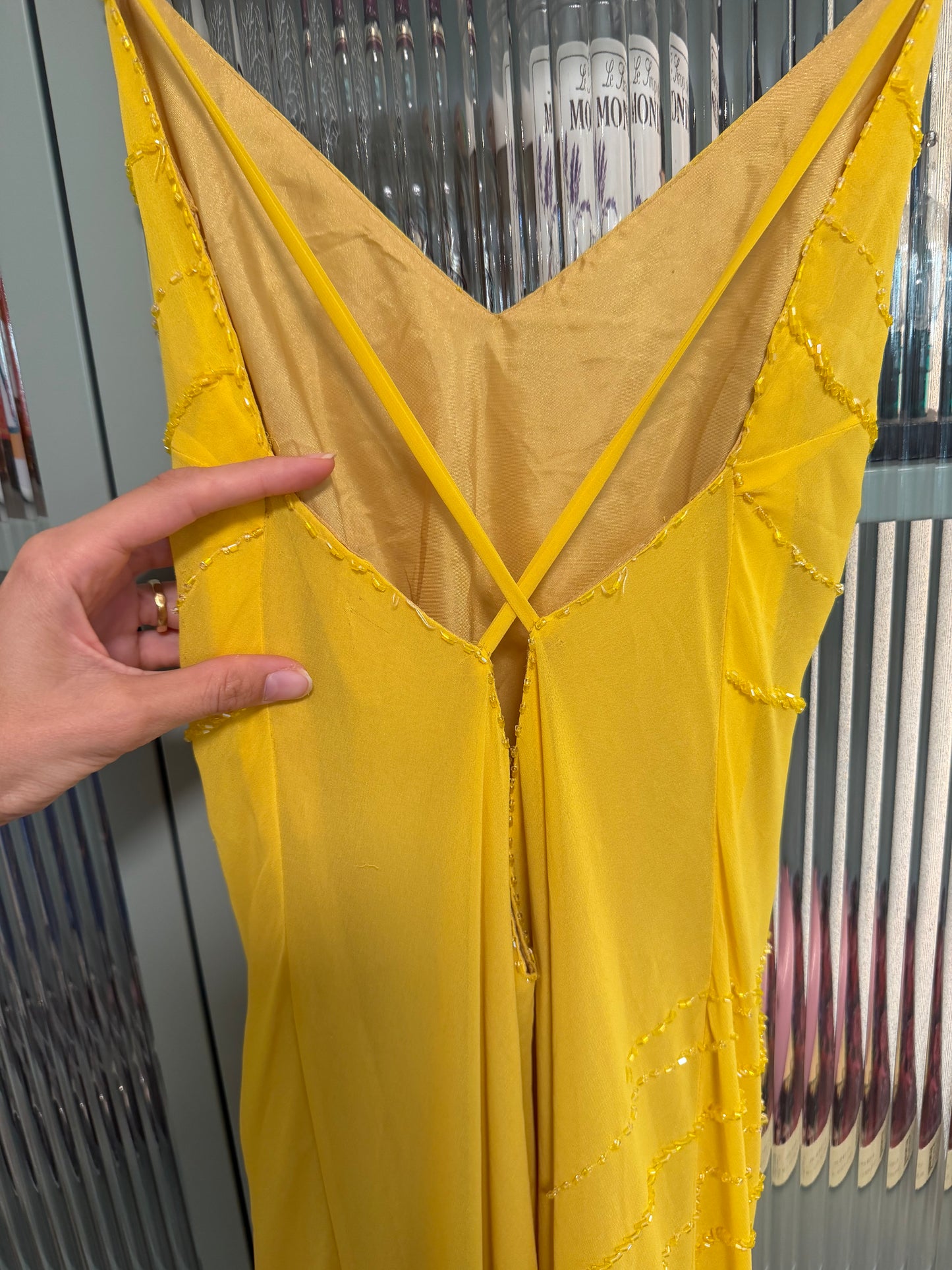 90's Yellow Iconic Gown