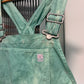 90's Levi's Green Short Overalls
