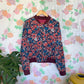 90's Flower Thin Bomber