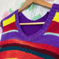 90's Fun Colorful Vest