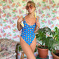 Unique Printed Deadstock Vintage Swimsuit