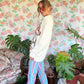 90's Blooming Tricot Sweater