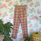90’s Warm Deadstock Plaid Hamuche Pants