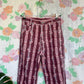 90’s Burgundy Striped Hamuche Pants - with the tag!