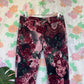 90's Velvet Printed Pants