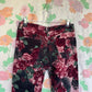 90's Velvet Printed Pants