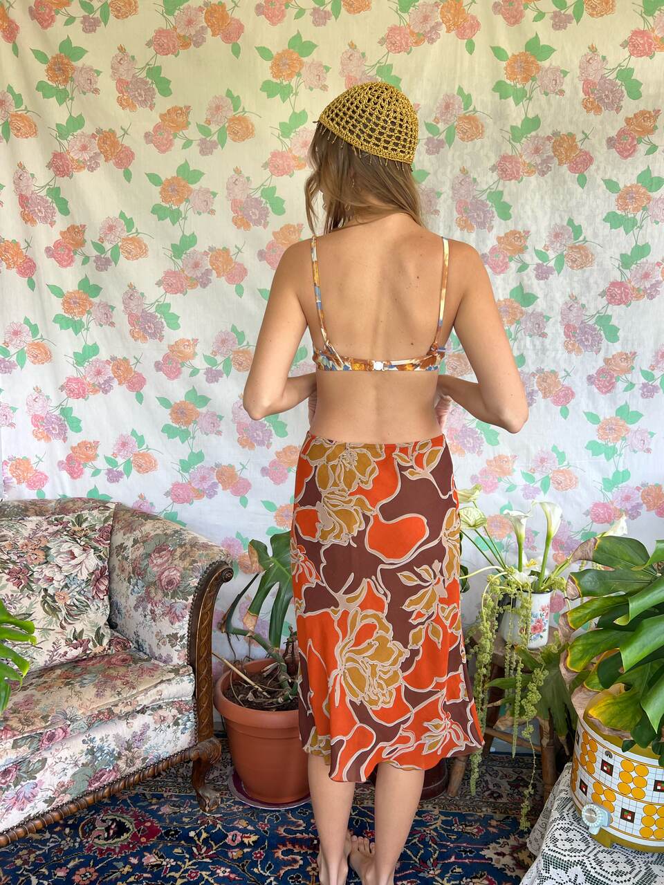Y2K Organic Tones Skirt