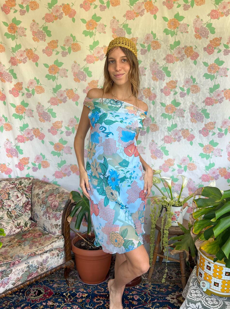 2000's Floral Dress