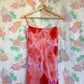 90's Pink Roses Slip Dress