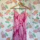 90's Asymmetric Pink Dress