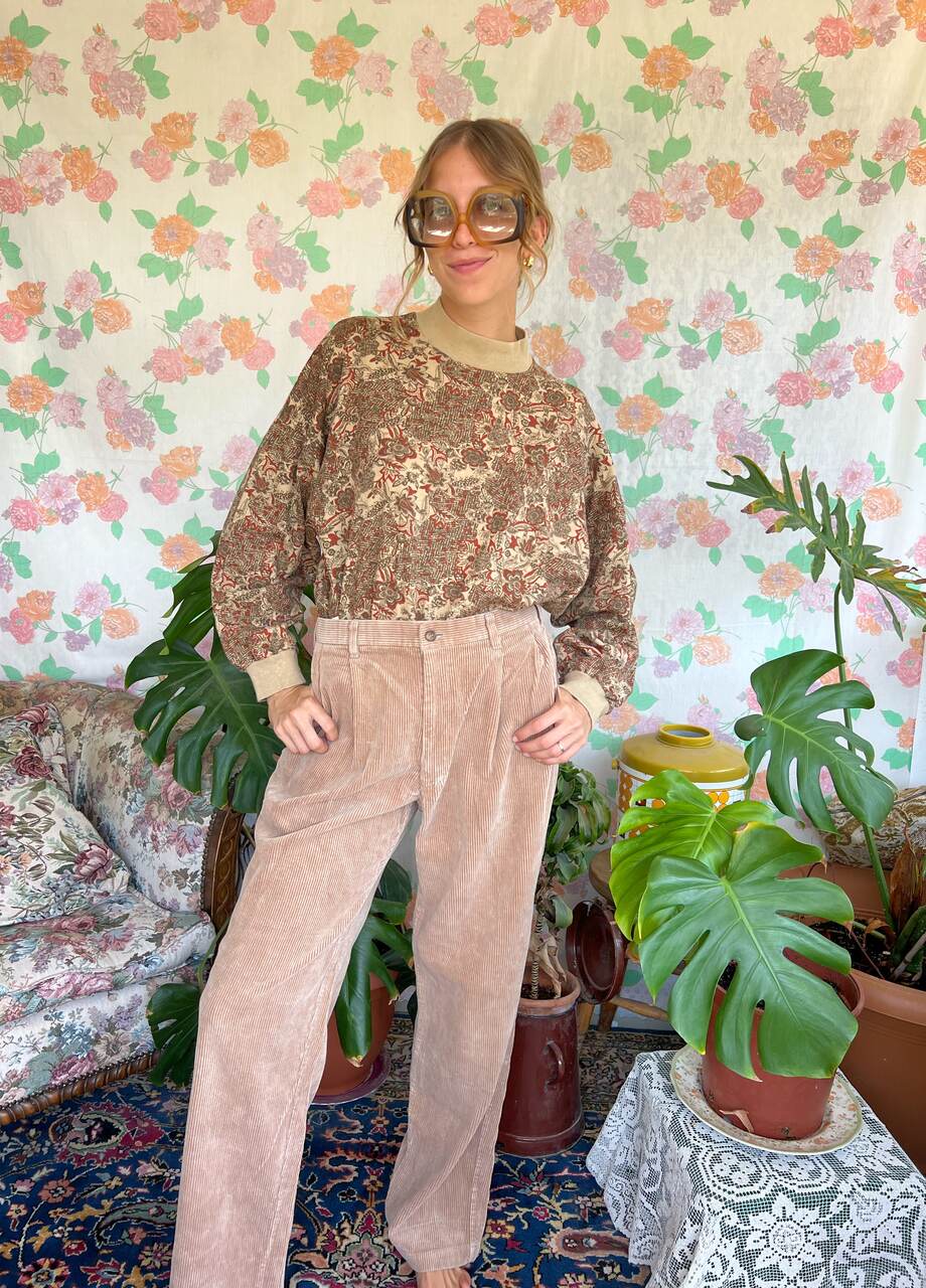 90's Caramel Corduroy Pants