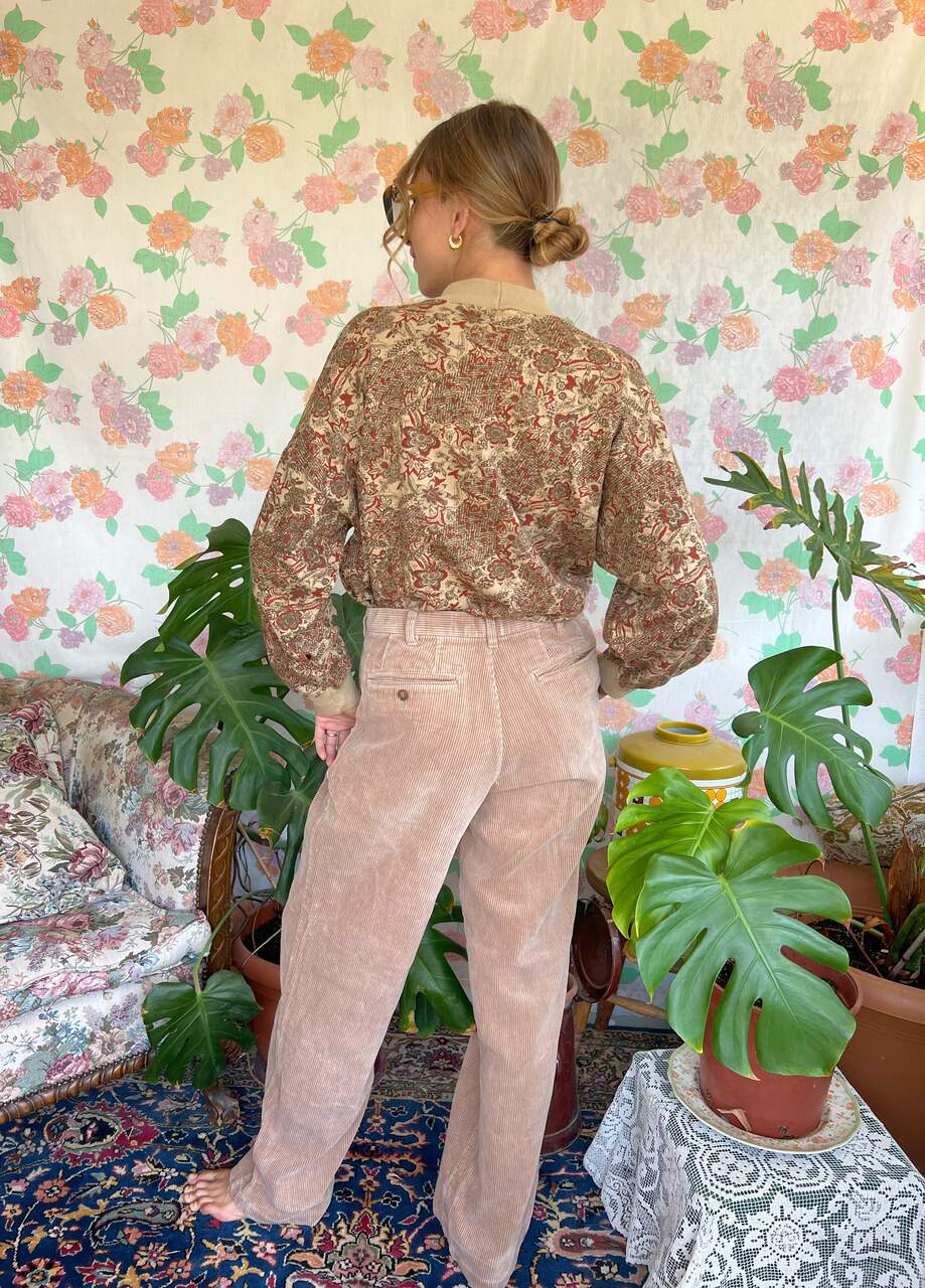 90's Caramel Corduroy Pants