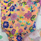 90's Orange Flowery Swimsuit