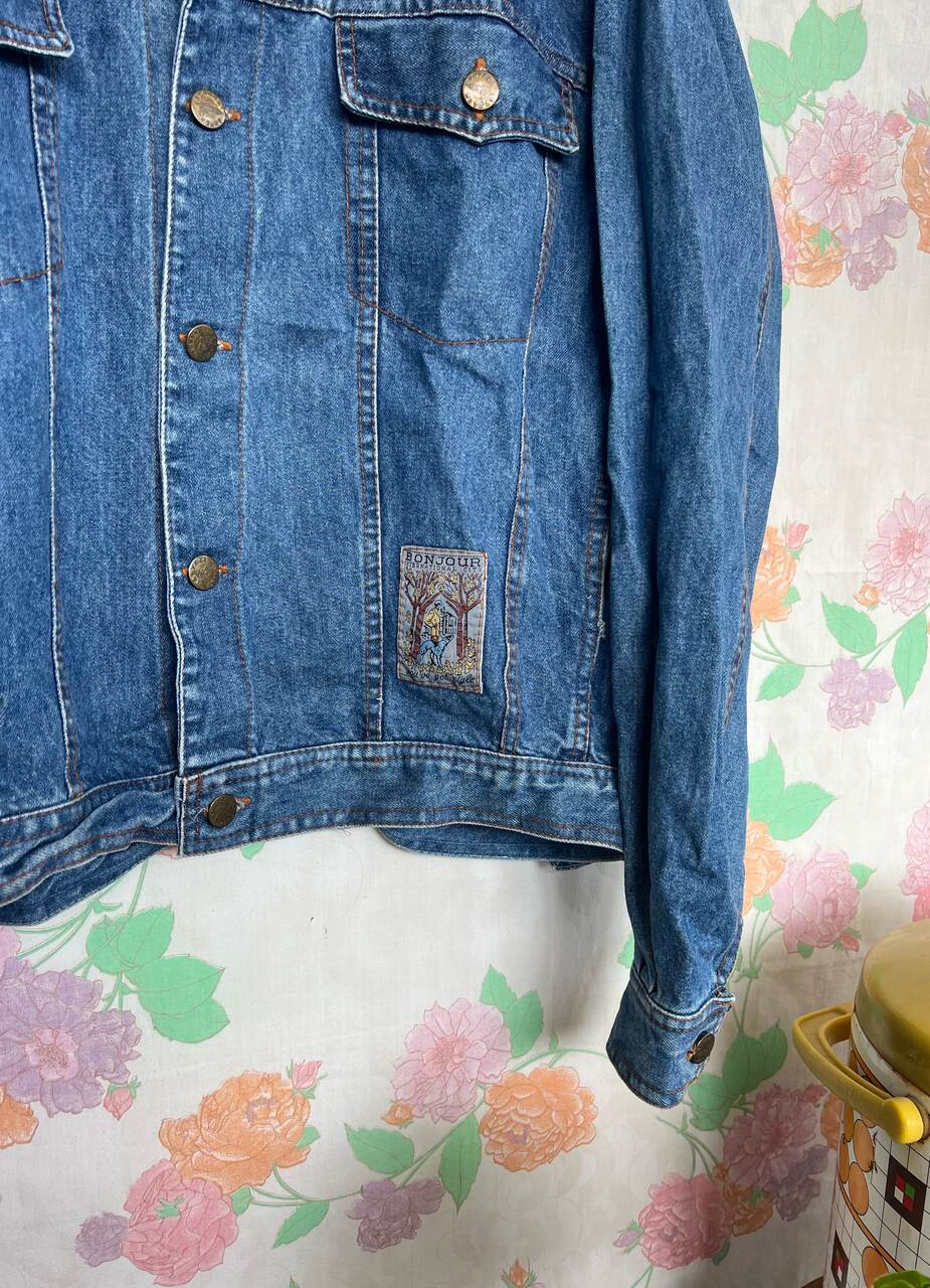 90's Denim Bomber