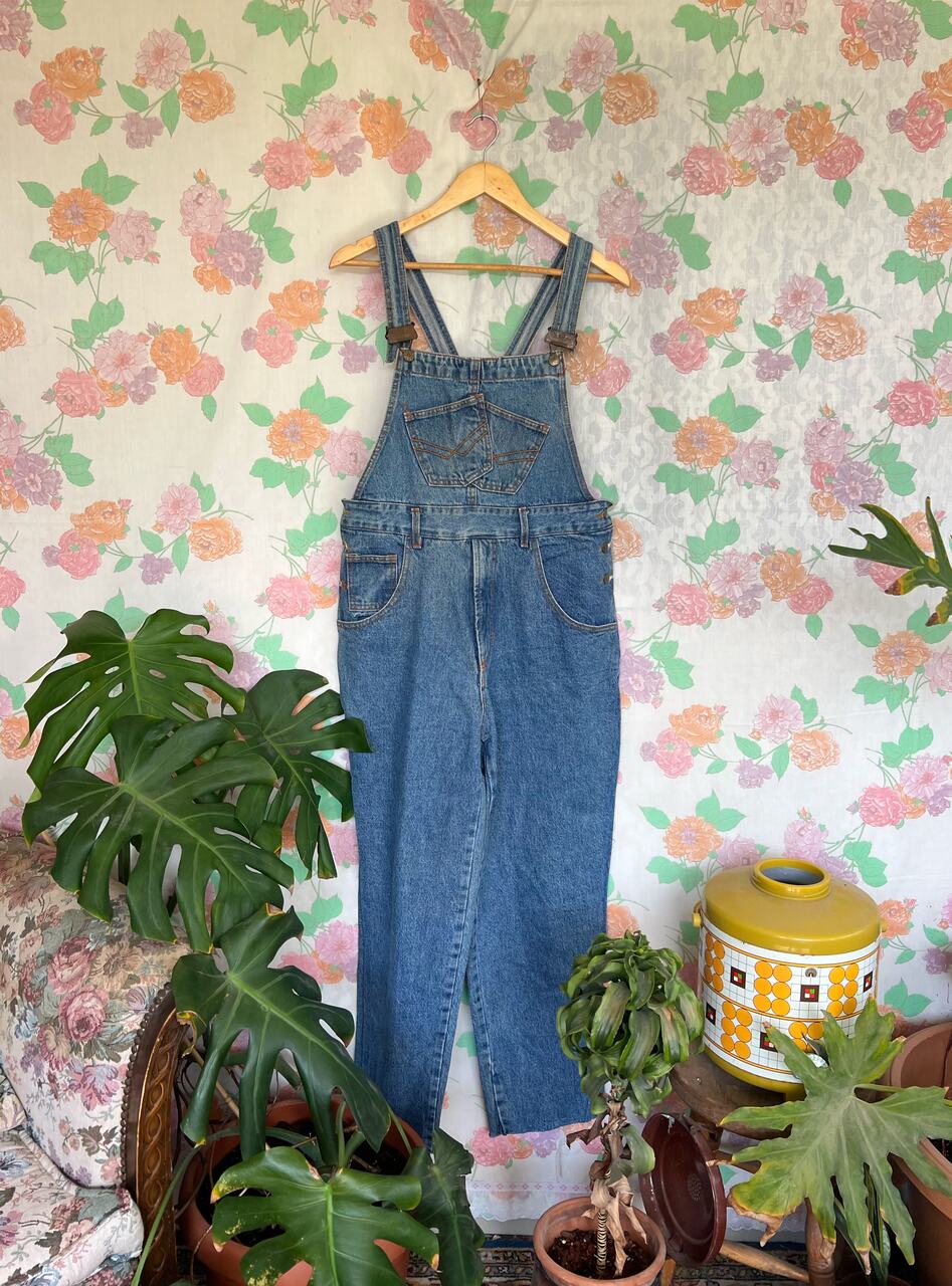 90's Oversized Denim Overall