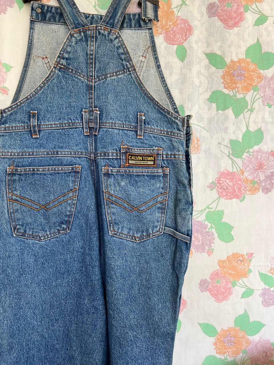 90's Oversized Denim Overall