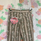 90’s Green Striped Hamuche Pants - with the tag!