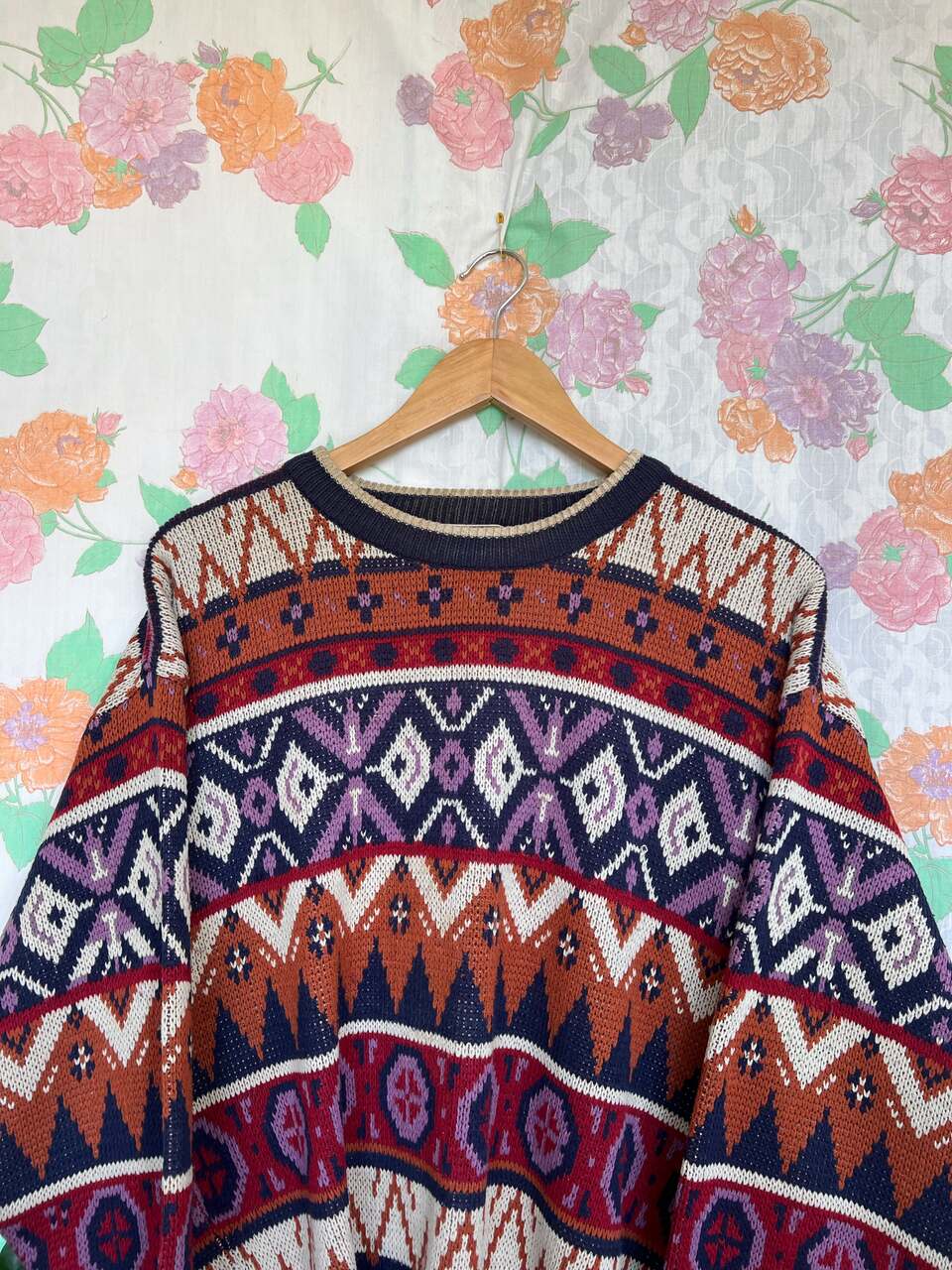 80's Ethnic Stylish Sweater