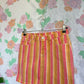 90s Striped Short Skirt