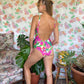 90's Pink Garden Swimsuit