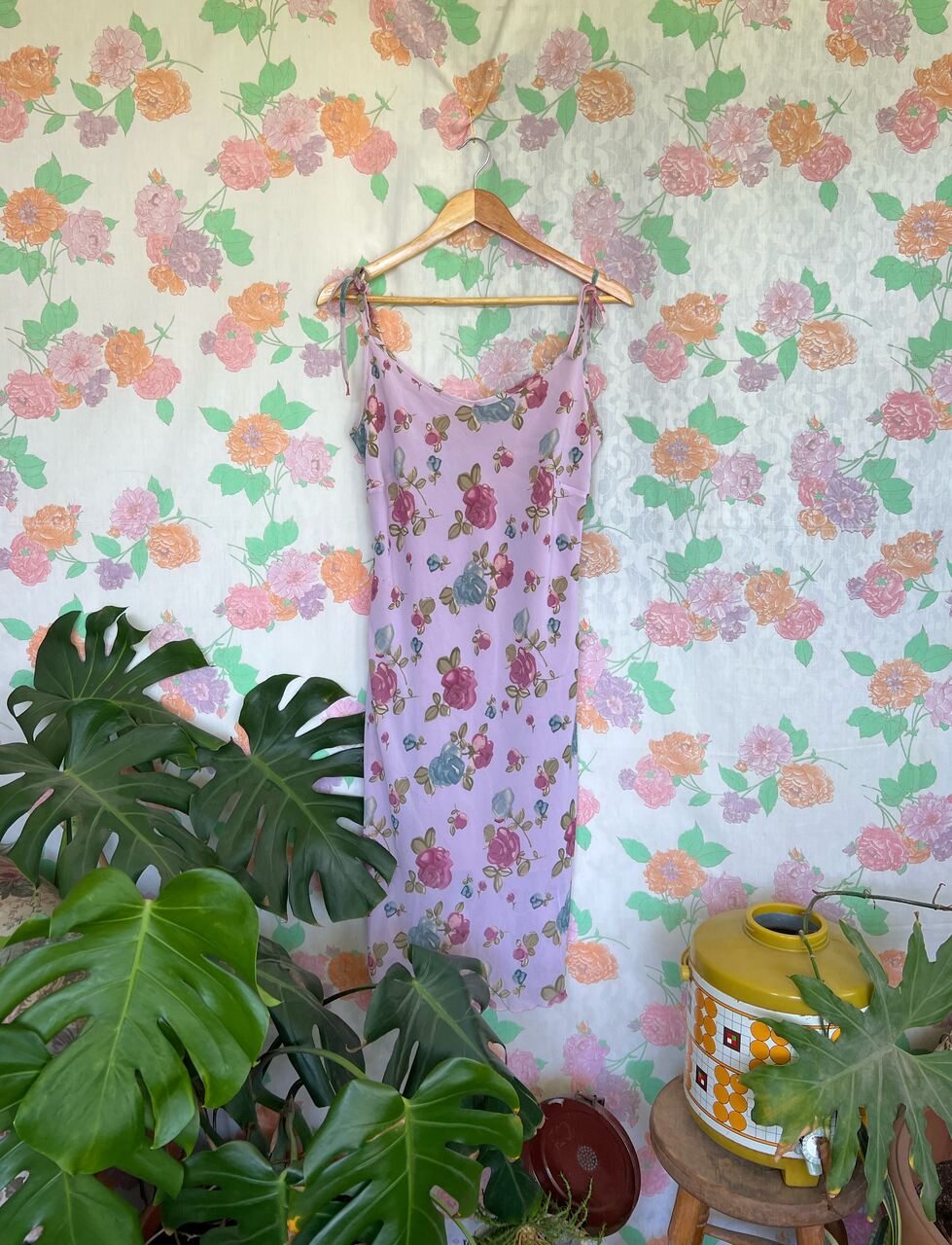 00's Flower Slip Dress