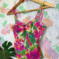 90's Pink Garden Swimsuit