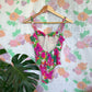 90's Pink Garden Swimsuit