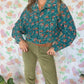 90's Flower Corduroy Jacket