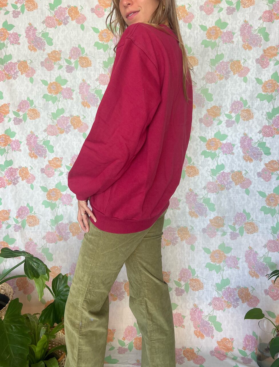 90's Provence Flower Sweatshirt