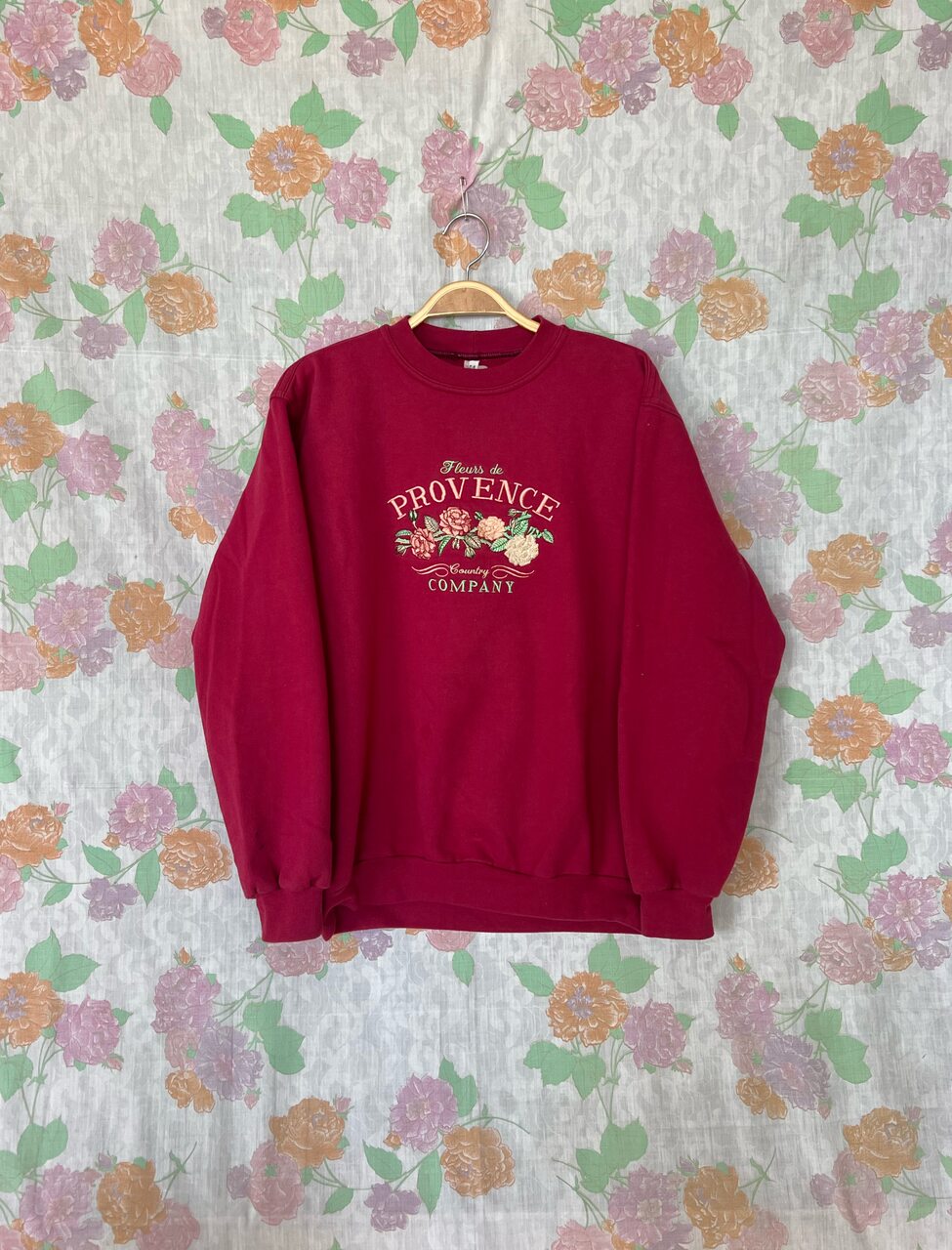 90's Provence Flower Sweatshirt