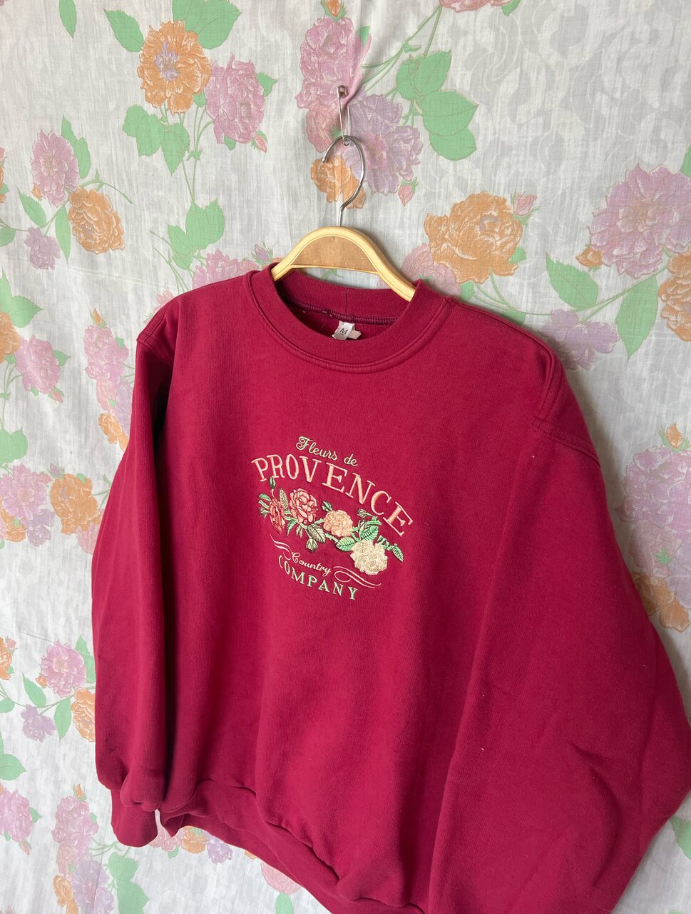 90's Provence Flower Sweatshirt