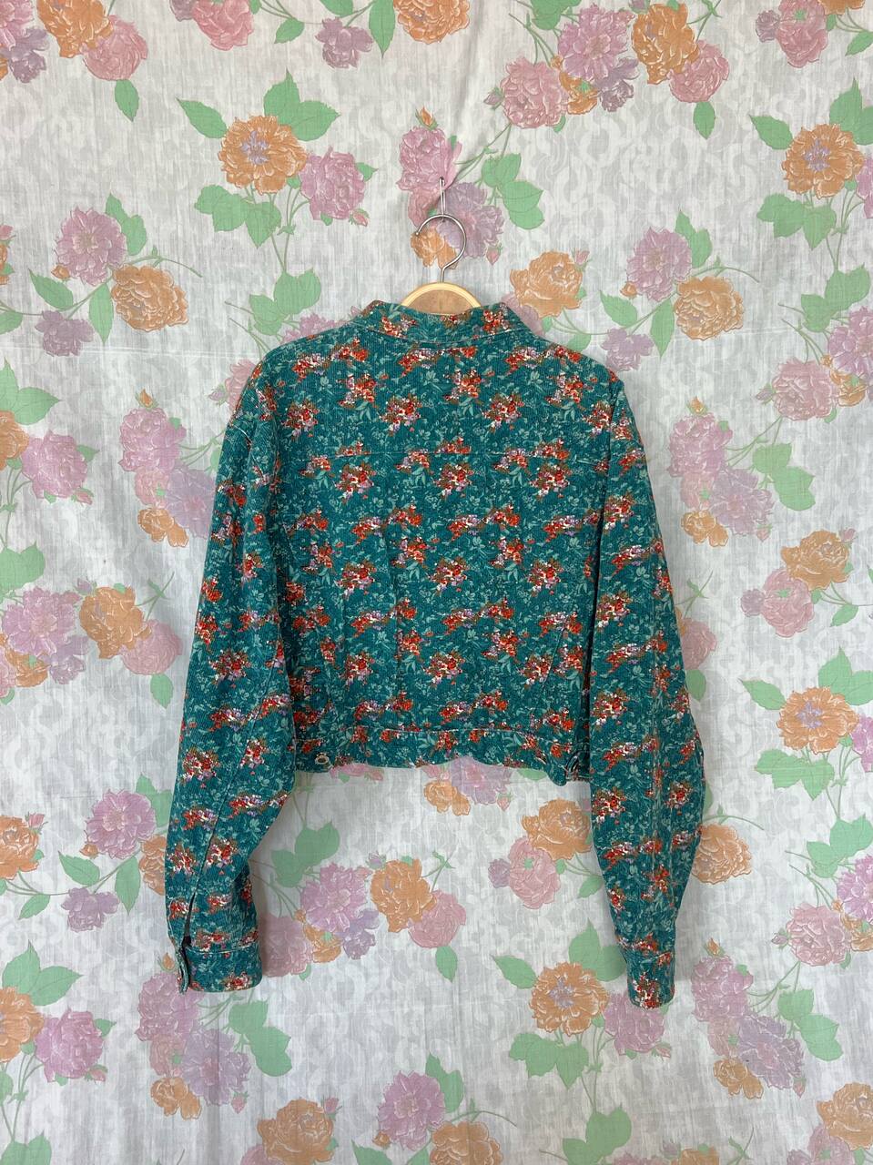 90's Flower Corduroy Jacket