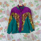90's Hysterical Purple Windbreaker