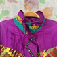90's Hysterical Purple Windbreaker