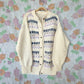 90's Detailed Button Sweater